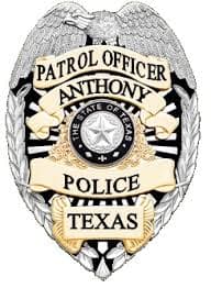 Anthony Police Department Badge