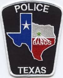 Bangs Police Department Badge