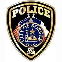Borger Police Department Badge