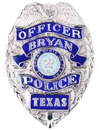 Bryan Police Department Badge