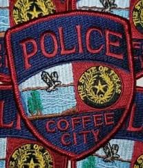 Coffee City Police Department Badge