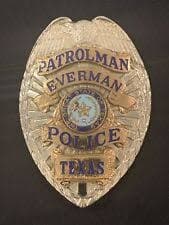 Everman Police Department Badge