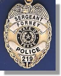 Forney Police Department Badge
