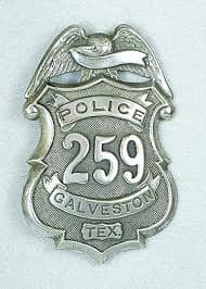 Galveston Police Department Badge