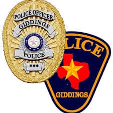 Giddings Police Department Badge