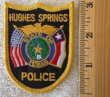Hughes Springs Police Department Badge