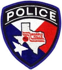 Marble Falls Police Department Badge