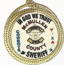 Mcmullen County Sheriff's Office Badge
