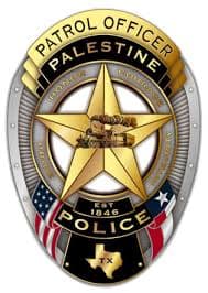 Palestine Police Department Badge