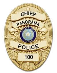 Panorama Police Department Badge