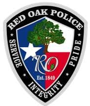 Red Oak Police Department Badge