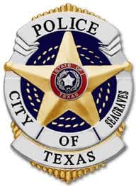 Seagraves Police Department Badge
