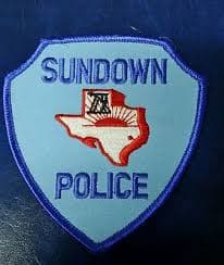 Sundown Police Department Badge