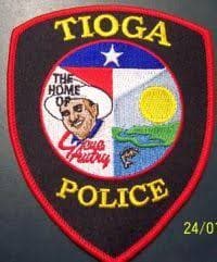 Tioga Police Department Badge