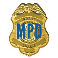 Mobile Police Department Badge