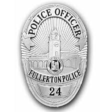 Fullerton Police Department Badge