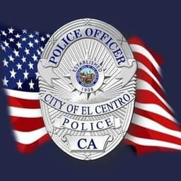 El Centro Police Department Badge